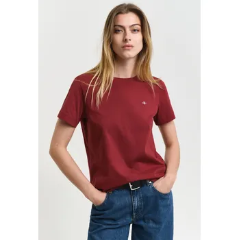 Dámské tričko TRIČKO GANT REG SHIELD SS T-SHIRT BRIGHT RED