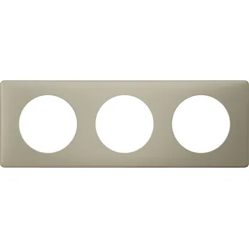 Elektrická zásuvka LEGRAND Rámeček CÉLIANE 66713 3P jílová 066713