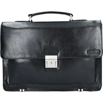 Pánská aktovka LAGEN | Pánská kožená aktovka LAGEN 2079 černá | allBAGS.cz