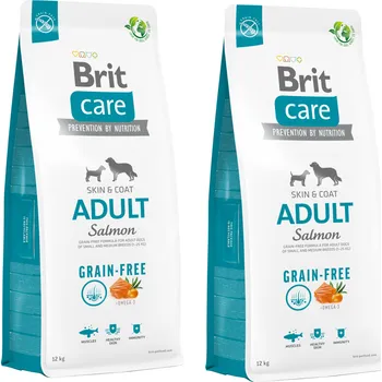 Volný čas BRIT CARE Grain-free Adult Salmon 2x12kg