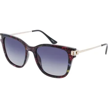 Sluneční brýle HIS 58113S černá lesk fialová, čočka šedá gradál polarizovaná 3