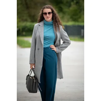 Kalhoty dámské široké Freesia Paris L210 barva: hnědá-camel, velikost: XL