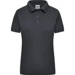 Dámské pracovní piqué polo z těžké bavlny JN 803 carbon M