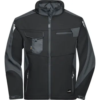 pracovní bunda Pracovní letní softshellová bunda - Strong JN 844 black-carbon L