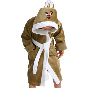 Dámský župan Župan dětský - froté zajíček 1T0391 béžová 122-128-7-8-let