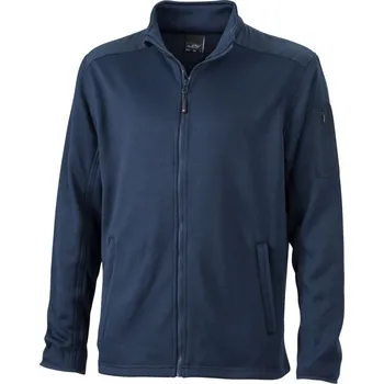 Pánská mikina Pánská pletená fleecová bunda JN 591 navy-navy XL