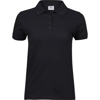 Dámské tričko Dámské piqué polo z těžké bavlny TJ 1401 black XL