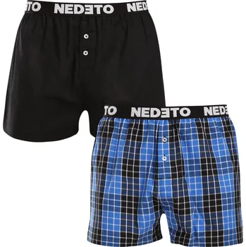 Sada pánského spodního prádla 2PACK pánské trenky Nedeto vícebarevné (2NTC007) 3XL Možnost vrácení zboží ZDARMA do 120 dnů!