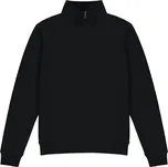 Mikina s 1/4 zipem black XS