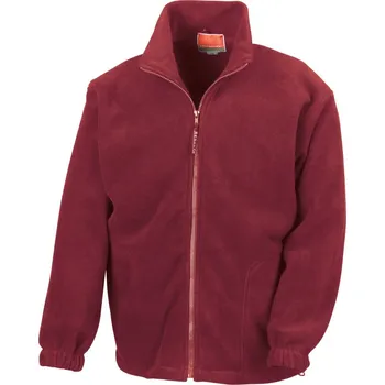 Pánská mikina Těžká fleecová bunda R036X burgundy XL