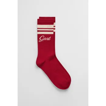 Dámské oblečení PONOŽKY GANT RIB SOCKS CHERRY RED