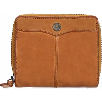Peněženka Dámská kožená peněženka na zip Noelia Bolger 5130 Ochre Yellow žlutá