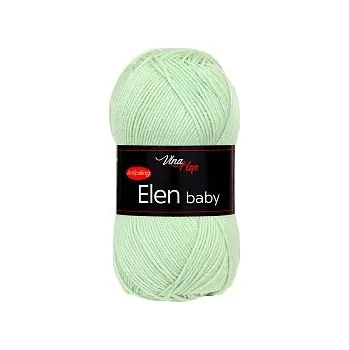 Vlna-hep Příze Elen baby 41303 pastelová zelená