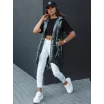 Dámská prošívaná vesta MERIS TY4425 Barva: Zelená, Velikost: M