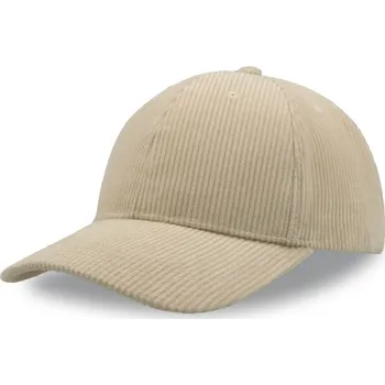 Kšiltovka 6 panelová manšestrová kšiltovka Cordy-S stone onesize