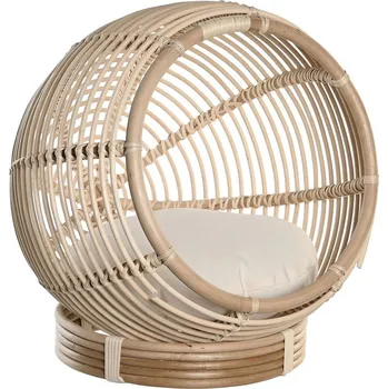 Antiparazitikum pro psa Postel pro domácí zvířata DKD Home Decor 55 x 50 x 55 cm Přírodní Ratan