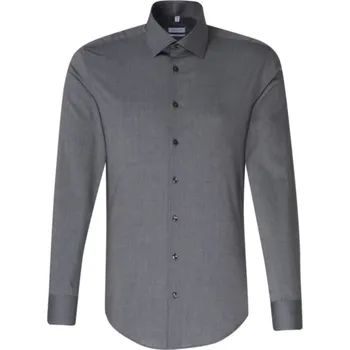 Pánská košile Košile s dlouhým rukávem Shirt Slim LSL anthracite 38
