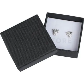 Dárková krabička Papírová krabička na náušnice černá BOX-006-EA - 30 dnů na vrácení zboží, Garance originality