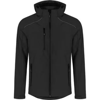 Pánská zimní softshellová bunda 7860 black 4XL