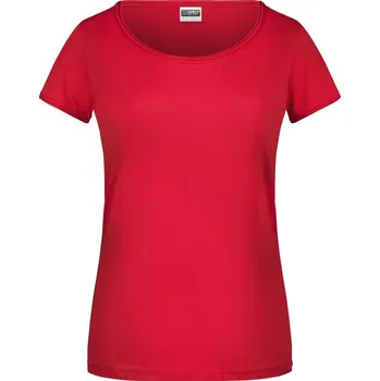 Dámské tričko Dámské tričko z bio bavlny JN 8001 red XS
