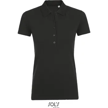 Dámské tričko Dámské elastické piqué polo Phoenix Women black L