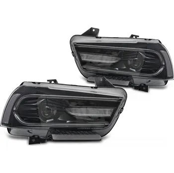 Přední světlomet TUNING-TEC Přední světla Dodge Charger LX II 11-15 černé LED