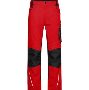 montérky Pracovní kalhoty - Strong JN 832 (25-28) red-black (27)