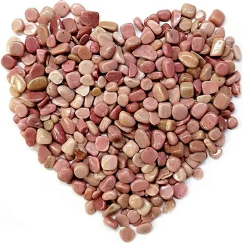 Přírodní tromlované minerály – Růžový albit 5–7 mm