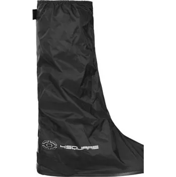Cyklistické návleky Návleky na boty s podrážkou, nox/4square (černá, reflexní prvky, vel. l)
