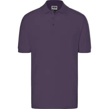 Pánské tričko Piqué polo JN 70 aubergine XL