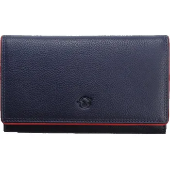 Peněženka Modrá dámská kožená peněženka DIVOKY BYK