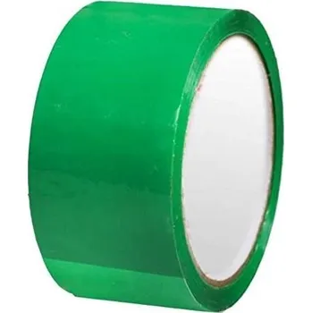 Lepicí páska Barevná lepicí páska zelená 48 mm x 66 m