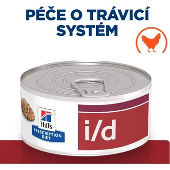 Krmivo pro kočku Hill's PD Cat I/D Gastrointestinal Chicken Stew konz. 156g