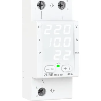 Relé DS ELECTRONICS ZUBR MF2-40 - multifunkční monitorovací relé 40 A 4820120221767