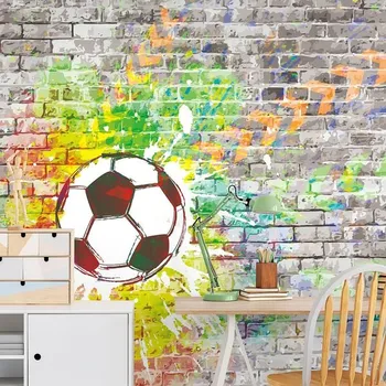 Tapeta Dovido Tapeta vítězný míč na cihlové zdi