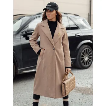 Dámský kabát Dámský kabát DSTREET MANTOVA BÉŽOVÁ unisize