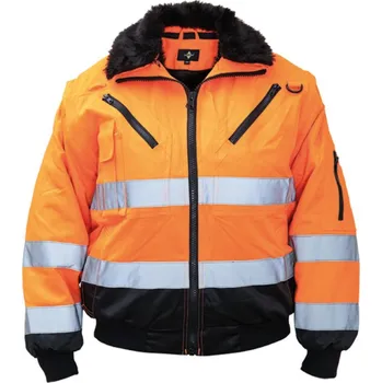 pracovní bunda Hi-Vis pilotní bunda KXPJ – Oslo orange 5XL