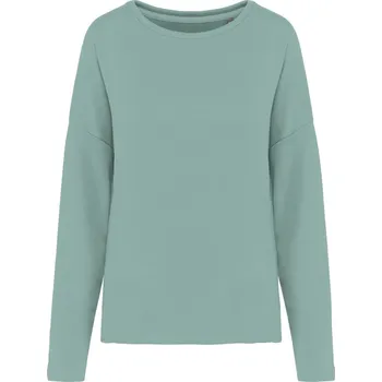 Dámská mikina Dámská oversize mikina K 471 sage S/M