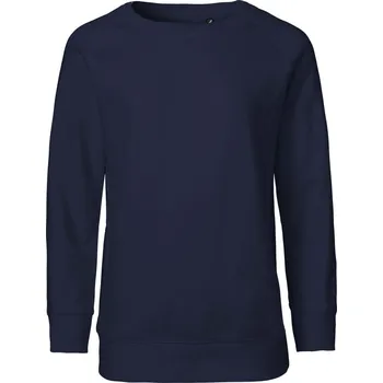 Dívčí mikina Dětská raglánová mikina z bio bavlny O 33001 navy 104/110