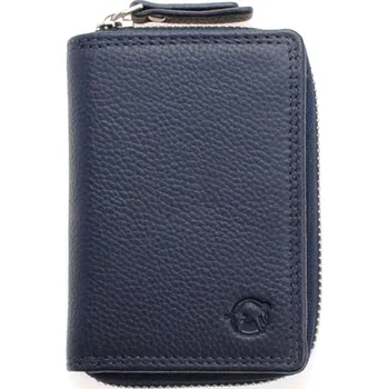 Peněženka Modrá dámská malá kožená peněženka DIVOKY BYK