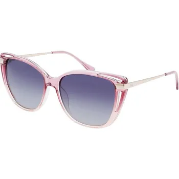 Sluneční brýle HIS 58111 růžová lesk zlatá, čočka šedá gradál polarizovaná 3