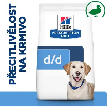 Krmivo pro psa Hill's PD Dog D/D Alergen Free Skin&Food Sensitive Duck 4kg
