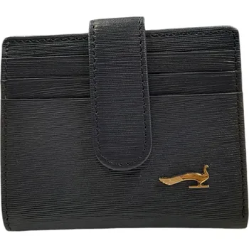 Peněženka Marta Ponti dámská kožená kartová peněženka tmavě modrá B44P020 Azul