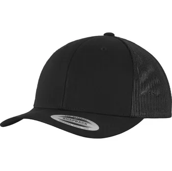 Kšiltovka 6 panelová vintage kšiltovka "Trucker" 6606/6606T black Kids