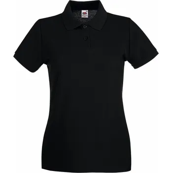 Dámská košile Dámské piqué polo Lady-Fit Premium Polo black XL