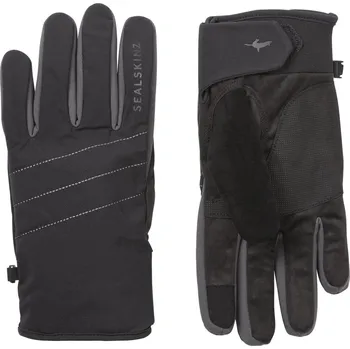 Rukavice Nepromokavé rukavice SealSkinz Lyng Velikost rukavic: M / Barva: černá/šedá