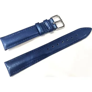 Řemínek na hodinky Kožený řemínek Aono modrý 18 mm 8807M/18