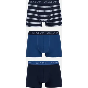 Boxerky SPODNÍ PRÁDLO GANT STRIPE TRUNK 3-PACK EVENING BLUE