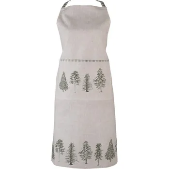 Kuchyňská zástěra Bavlněná kuchyňská zástěra se vzorem jehličnatých stromů Natural Pine Trees – 70x85 cm