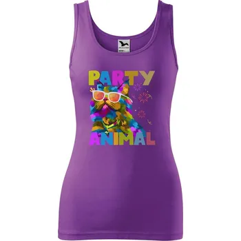 Dámské tričko DOBRÝ TRIKO Dámské tílko s potiskem Party animal Velikost: S, Barva: Fialová
